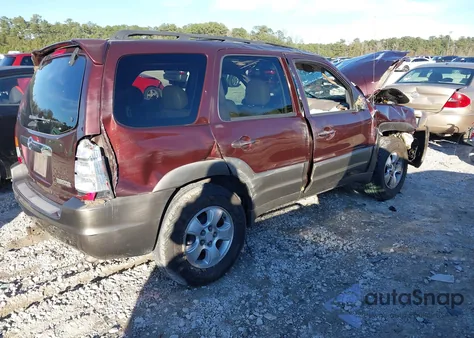 2002 Mazda Tribute Es V6/Lx V6 из США, поврежденный, VIN 4F2CU09162KM55004